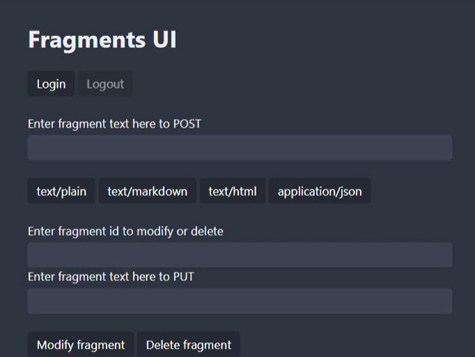 Fragments Microservice